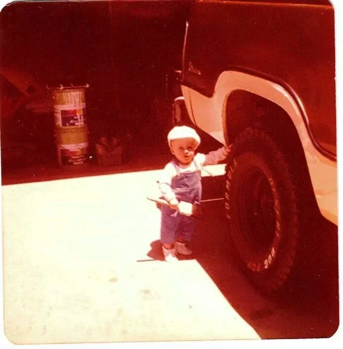 Learning to paint as a baby