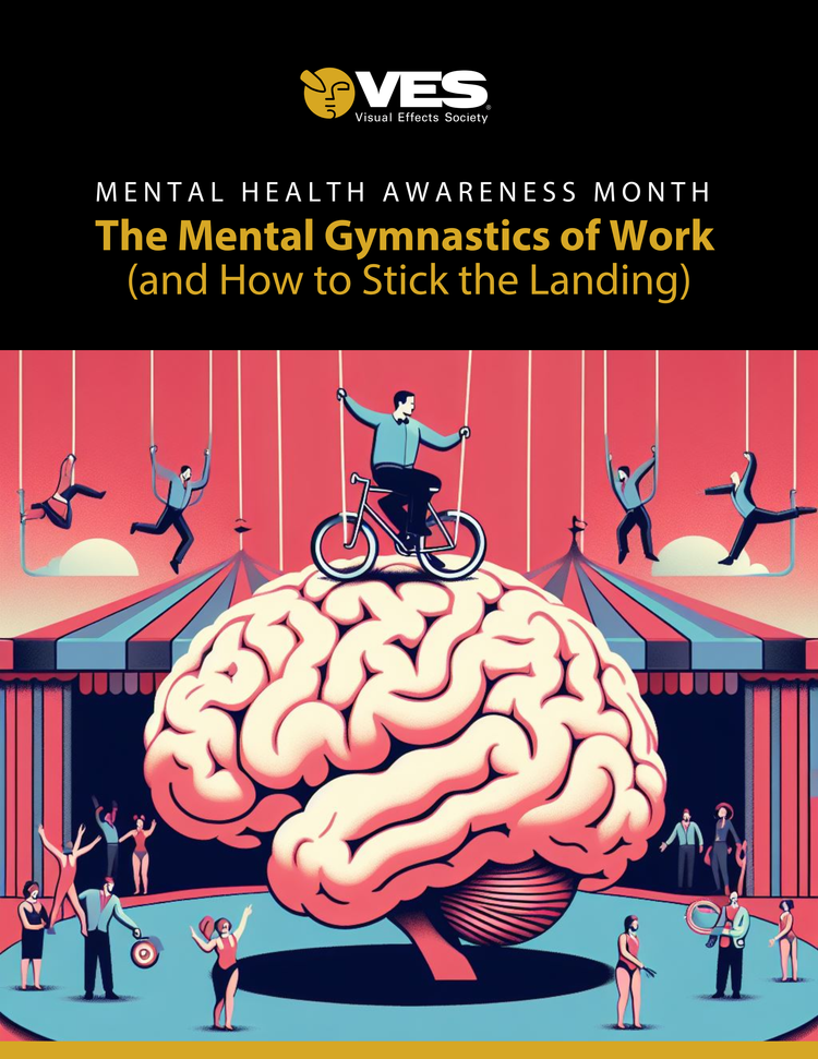 Visual Effects Society (VES) Mental Health Awareness Month Brochures
