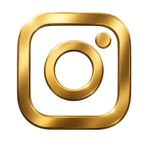 gold instagram button for Rebecca Solo