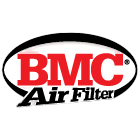 BMC Air Filter logo featuring red text and black and white design