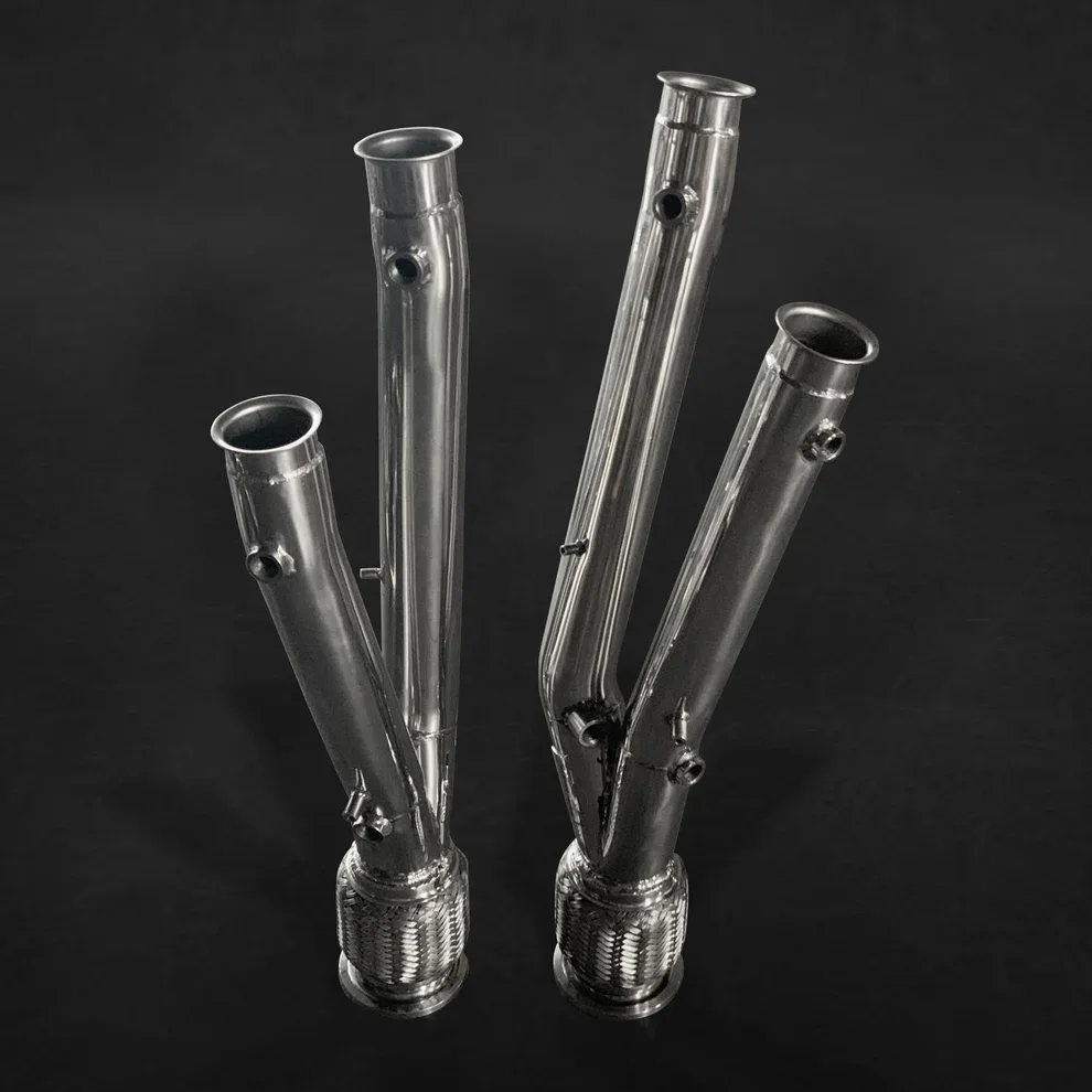 Capristo Lamborghini Revuelto - Racing Cat Spare Pipes + Heat Protection