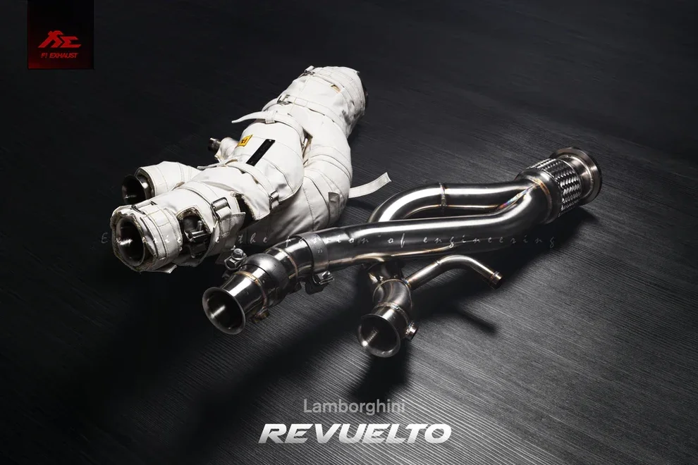 Lamborghini Revuelto Catless Downpipe + Heat Jacket