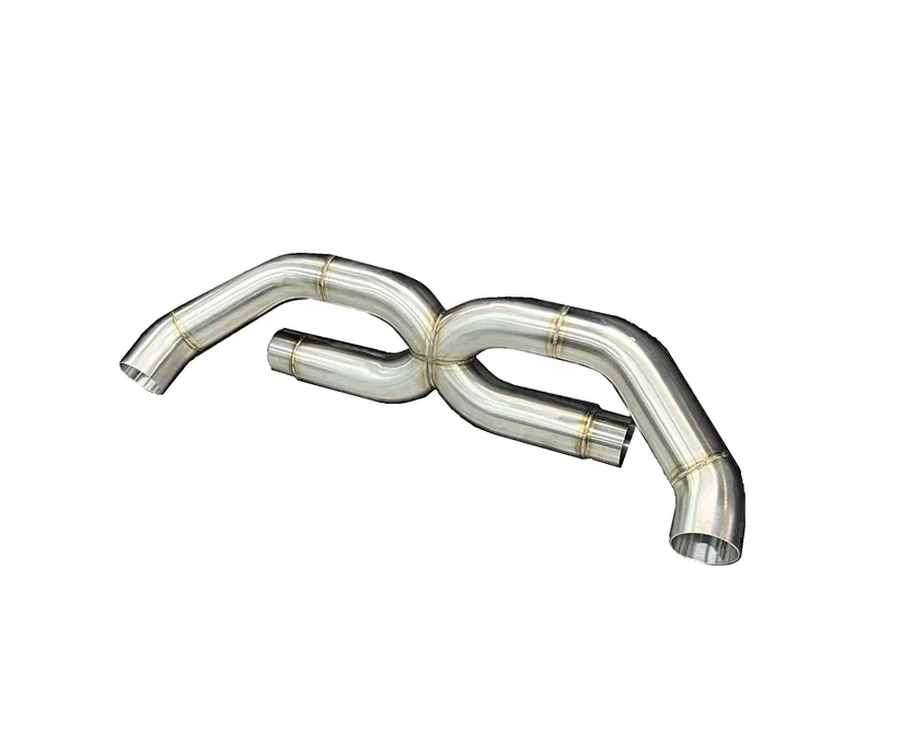 3.5 inch Custom Exhaust System With Downpipes, Made In NC