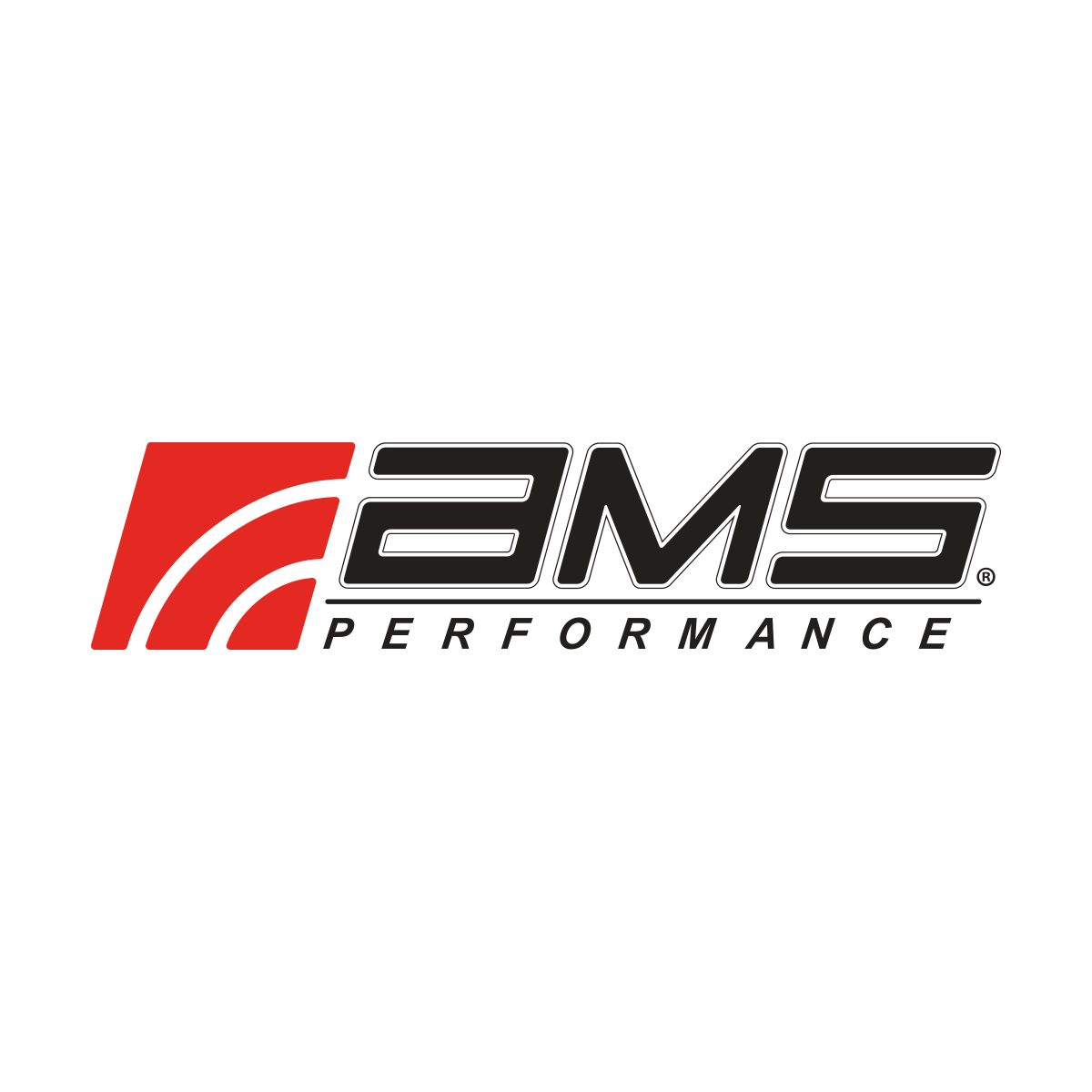 EMS Performance logo with red and black design elements.