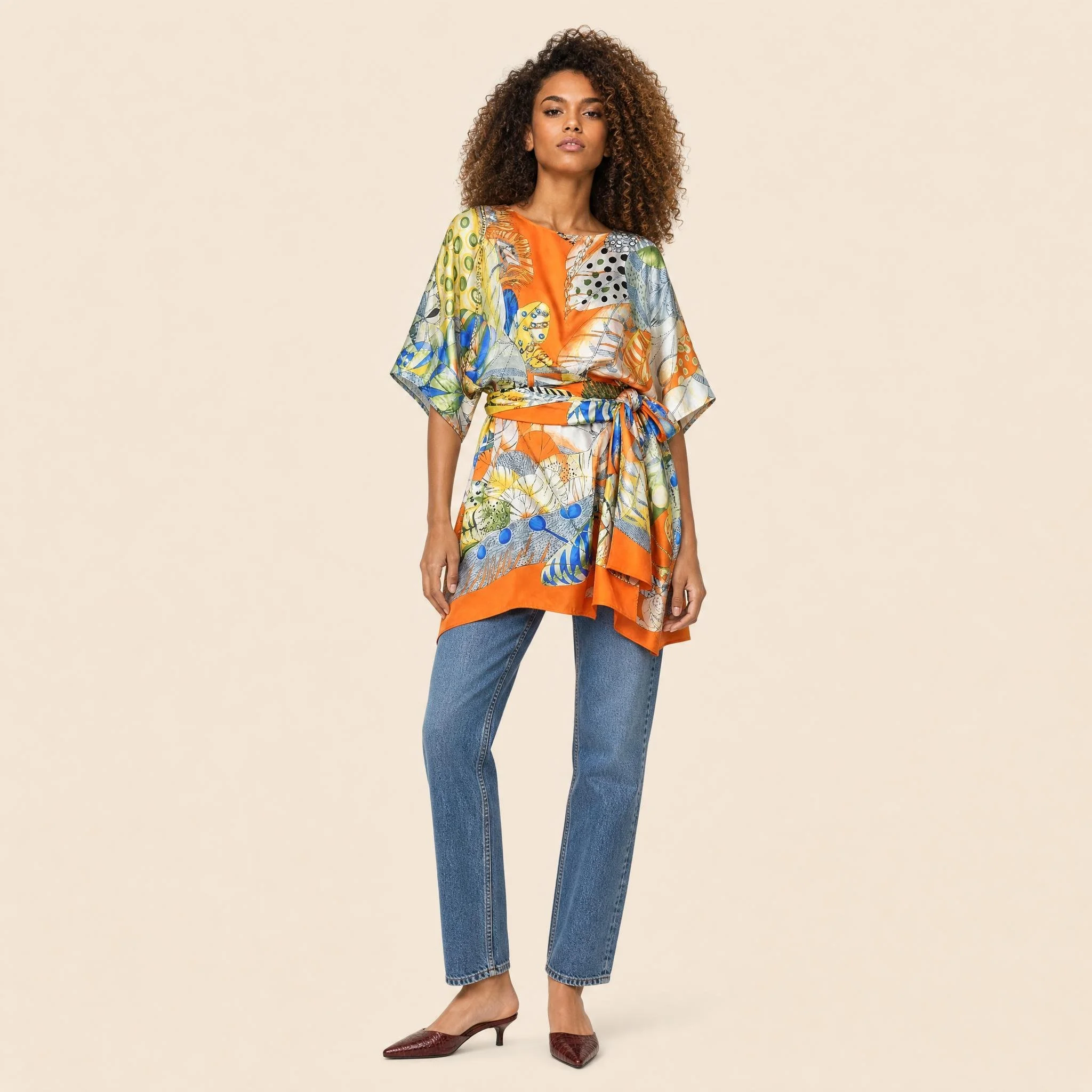 Sunset Plume — Mini w/ Sash