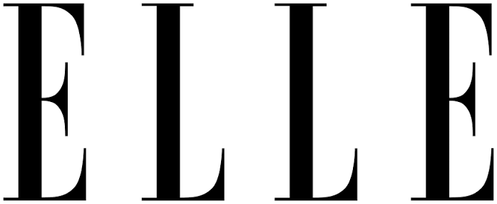The word "ELLE" in large, black, serif font on a white background.