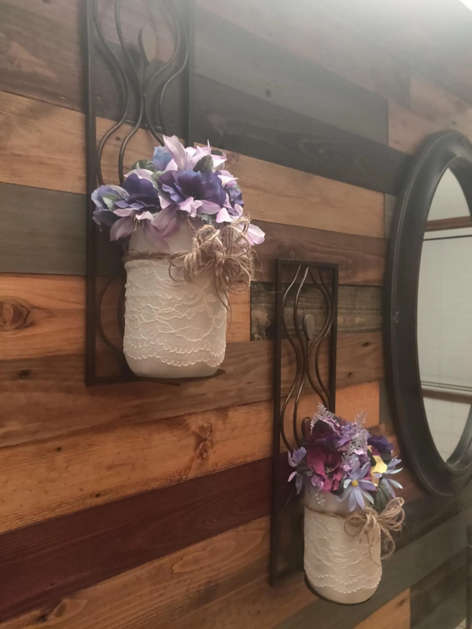 Adding shelves and decor