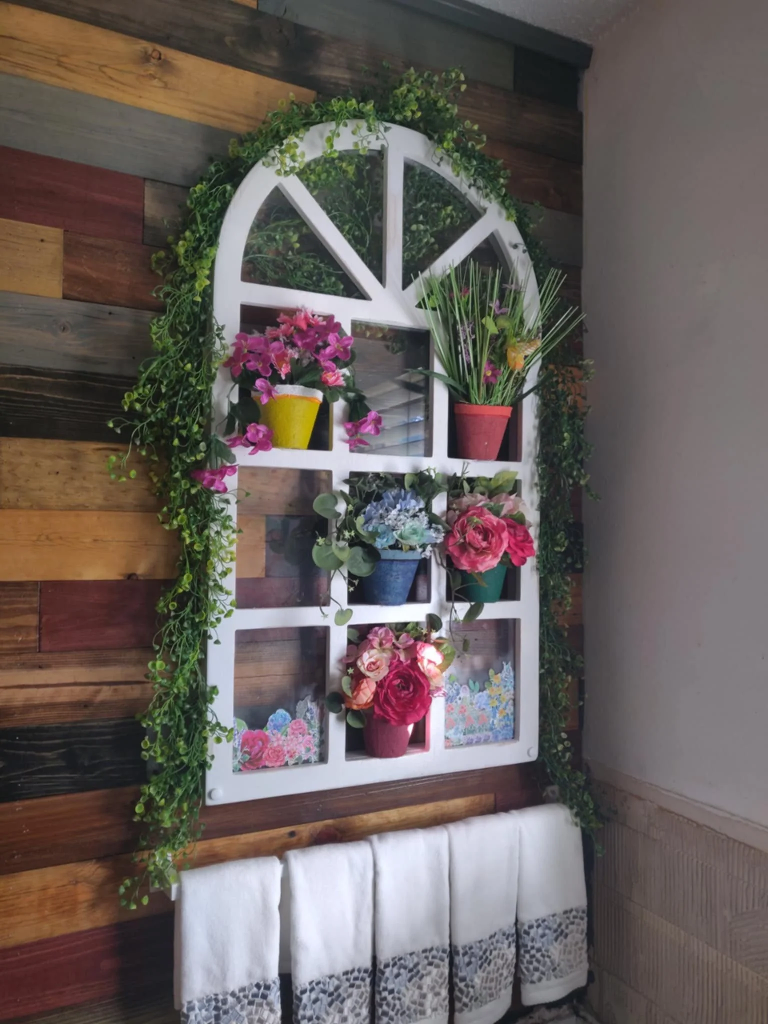 Adding shelves and decor