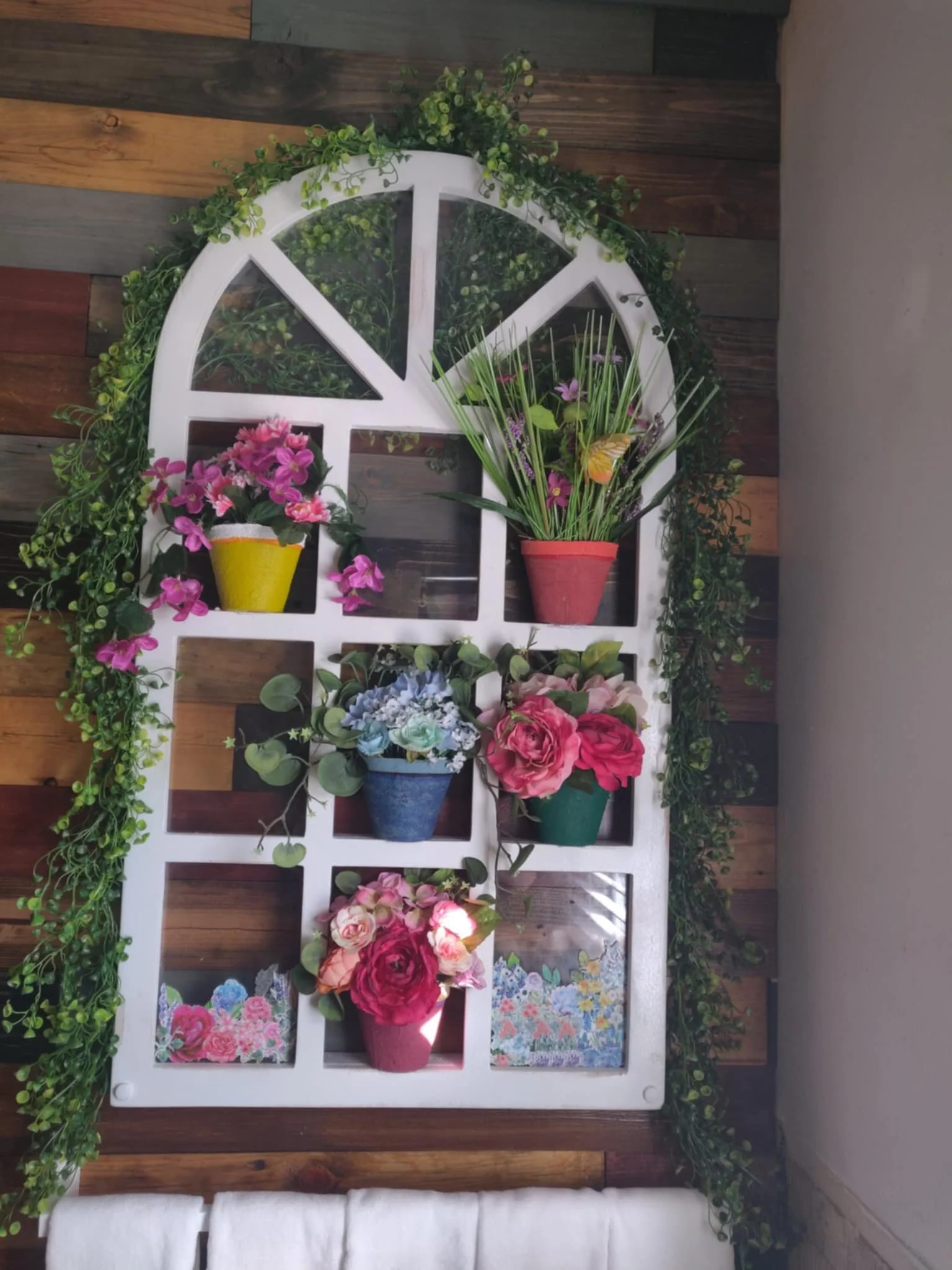 Adding shelves and decor