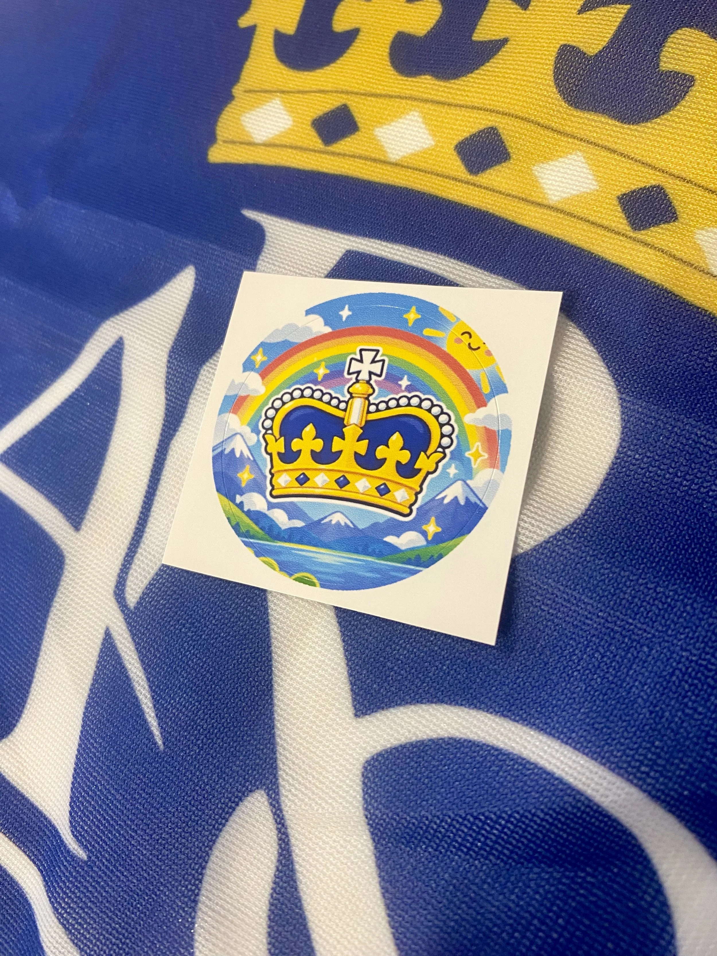 Crown in Paradise Sticker