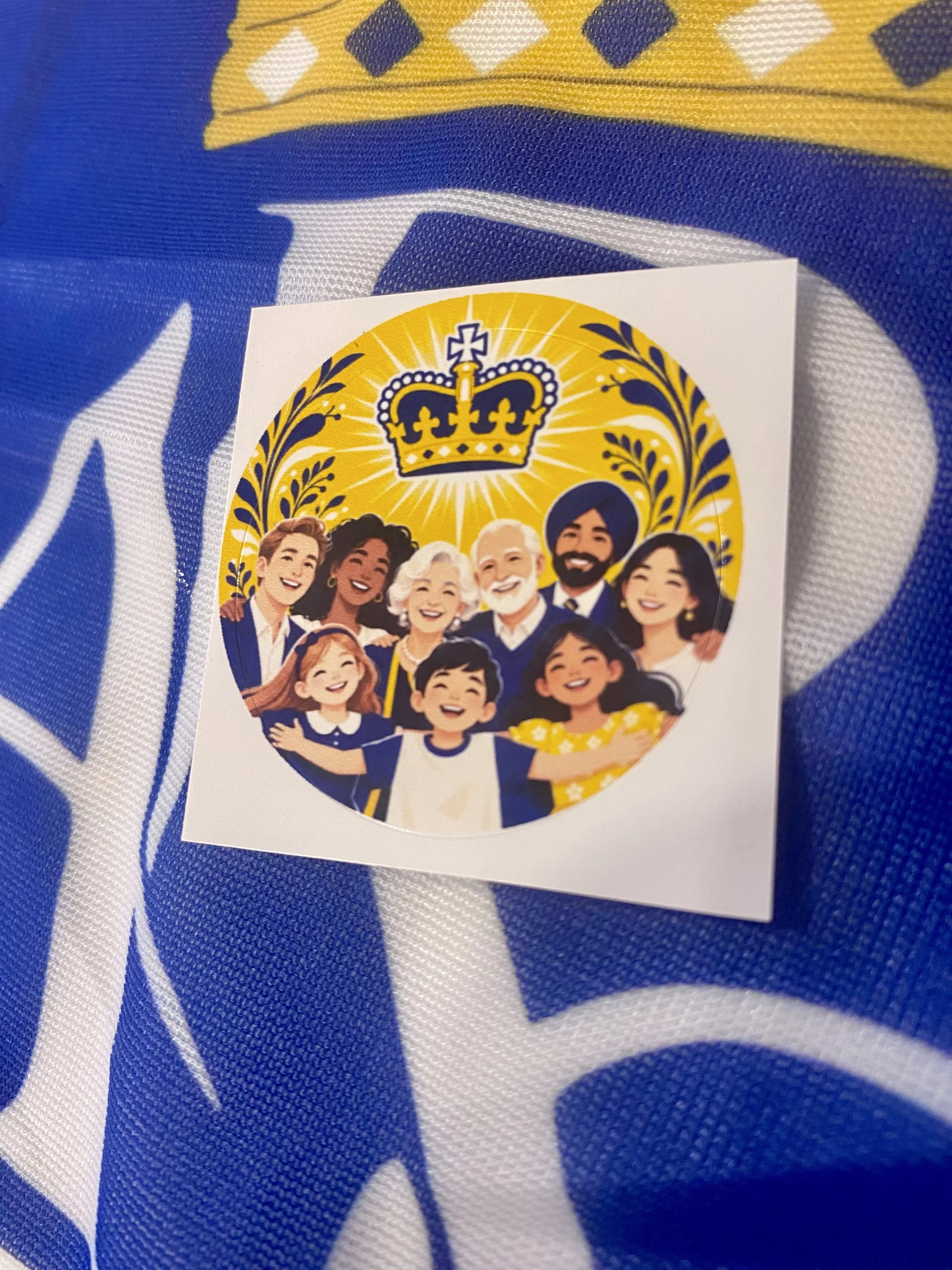 The Crown Unites Sticker
