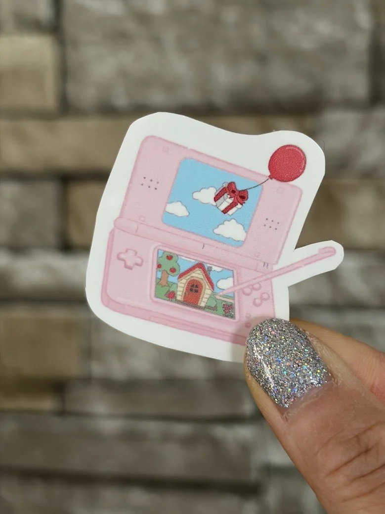 Pink DS Sticker