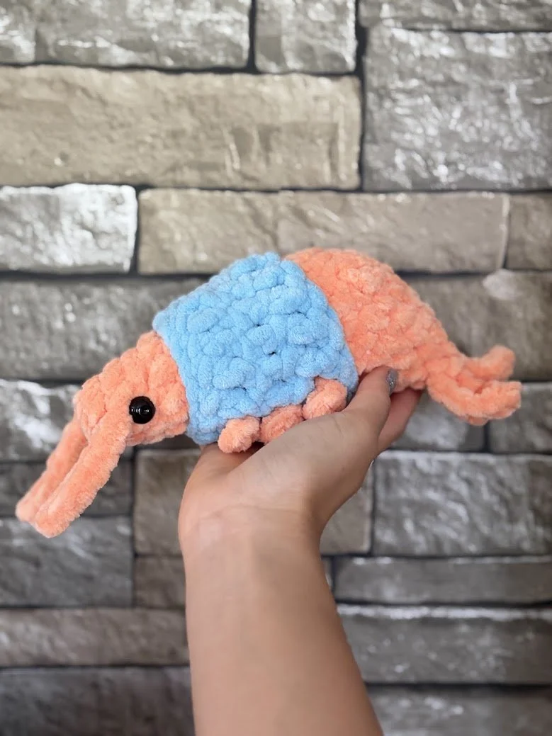 Shrimp Sweater Plushie