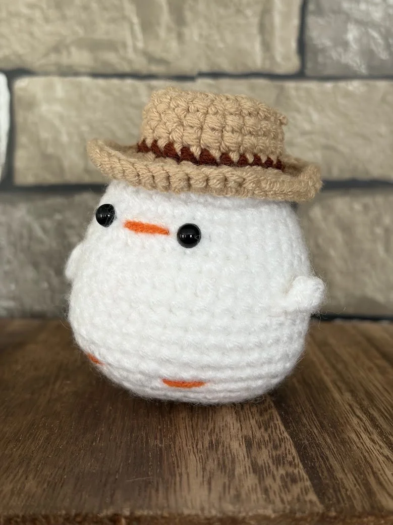 Cowboy Duck Keychain