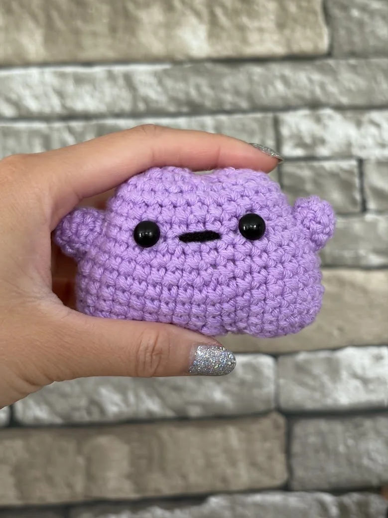 Purple Blob Keychain