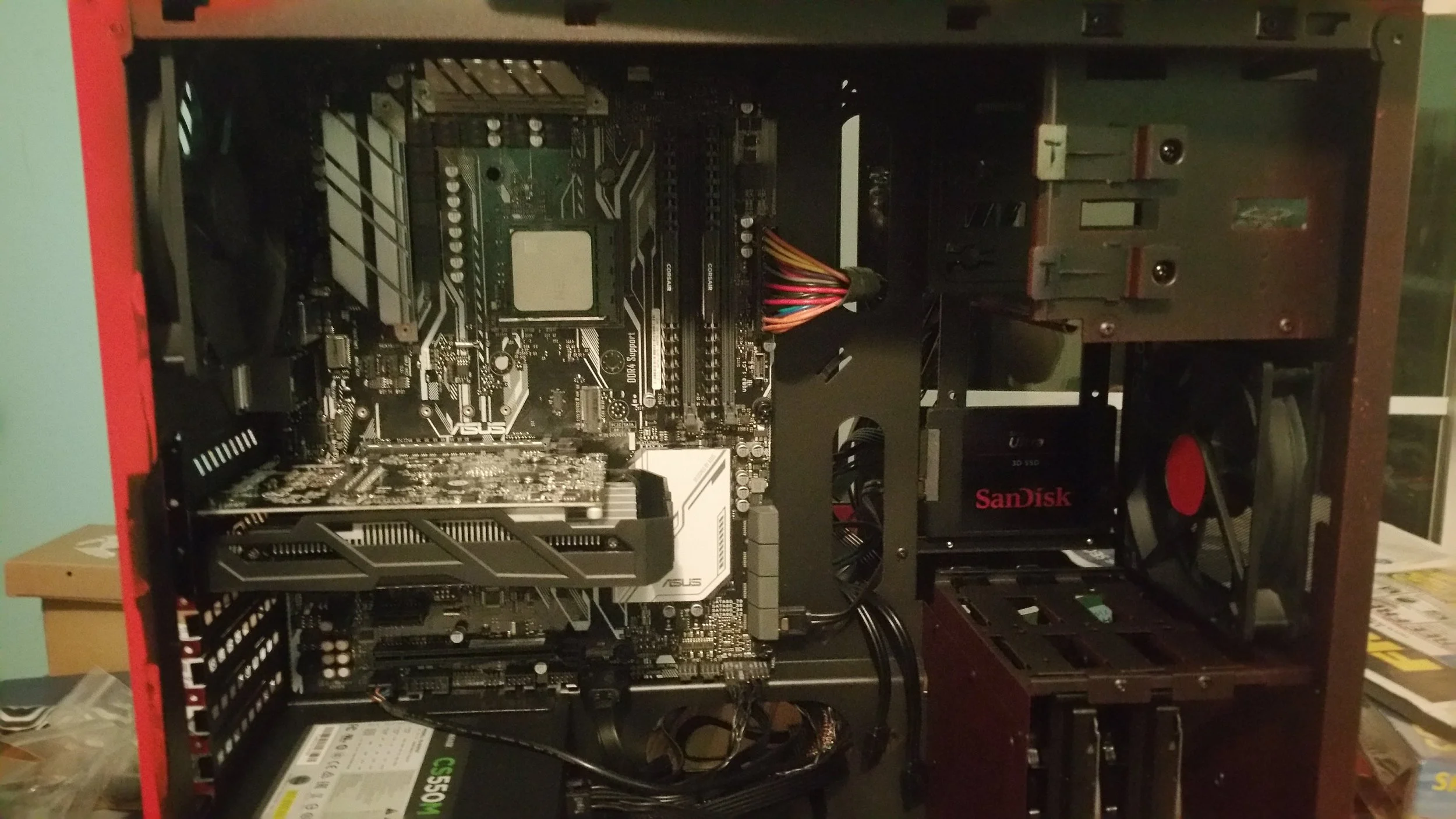 Graphic card installed