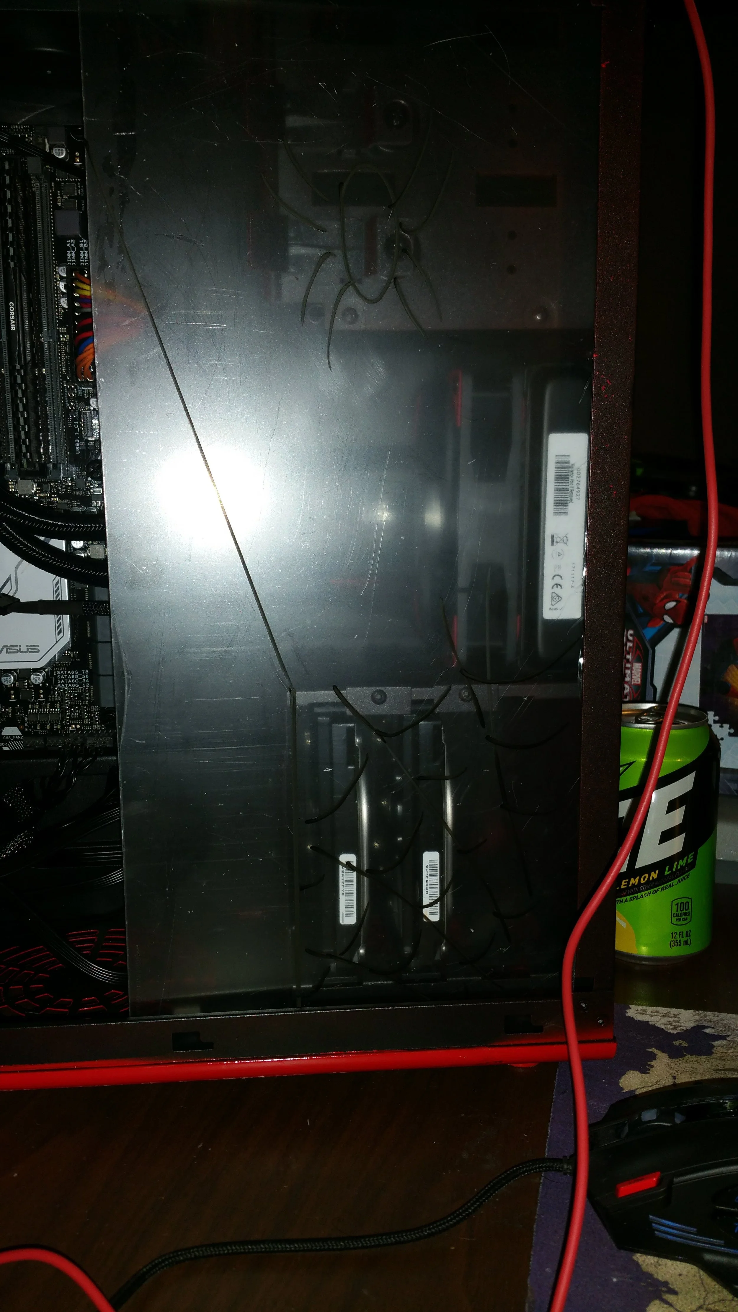 Concept plan of the shroud for HDD and drive bays