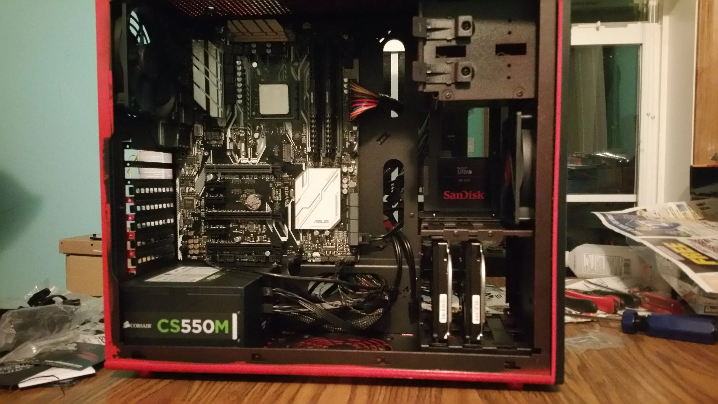Components installed