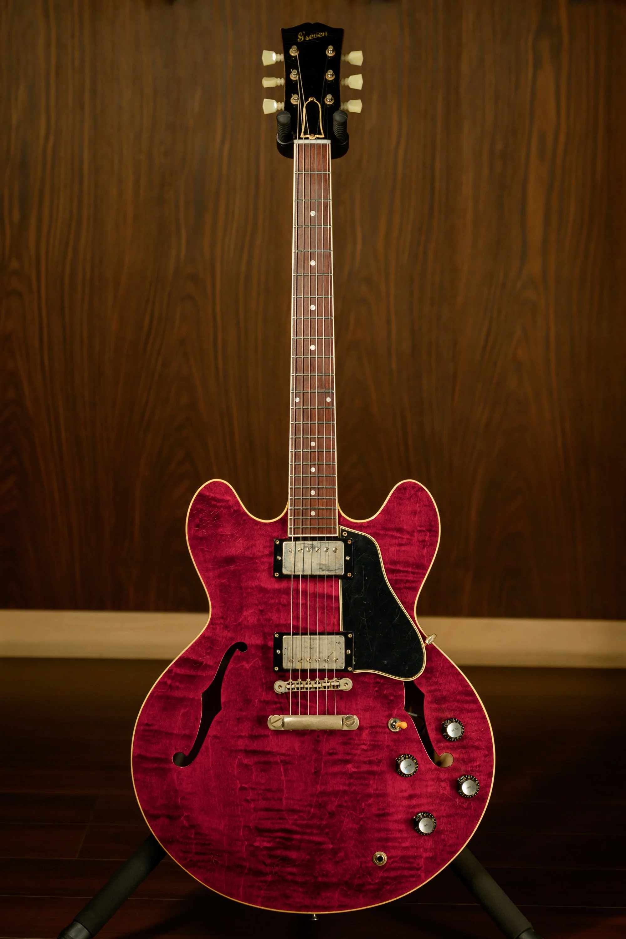 g7-335 "Deep Burgundy Red" Aged