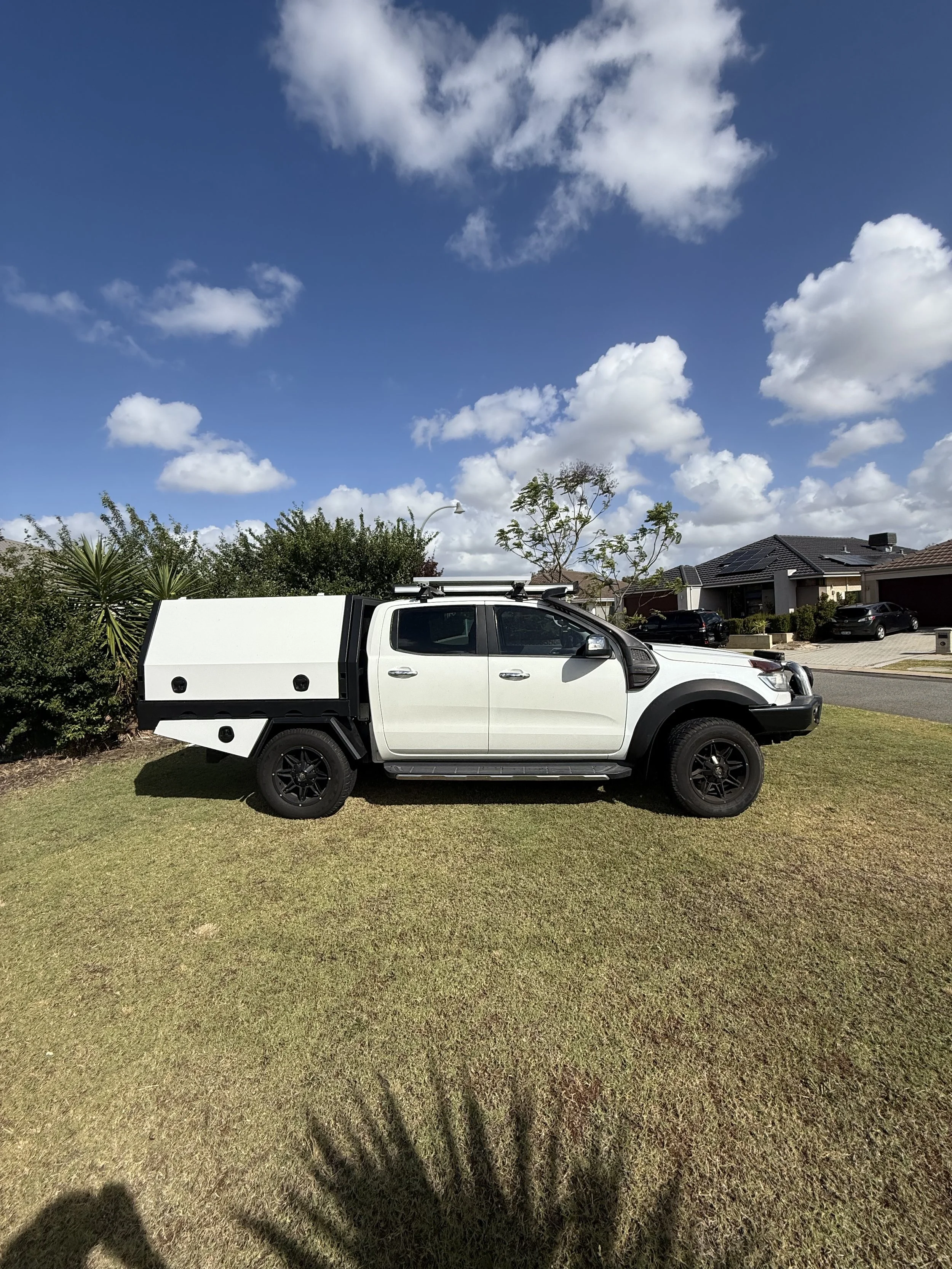 Tray and Canopy combo for Ford Ranger with underside toolboxes