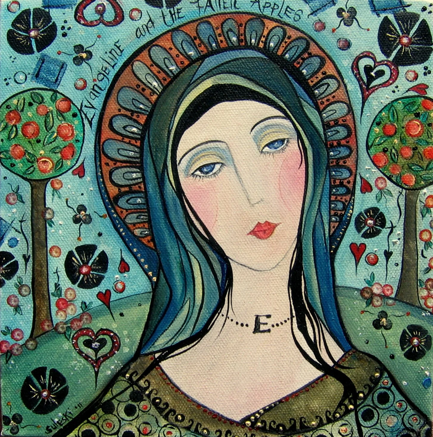Evangeline And The Fallen Apples