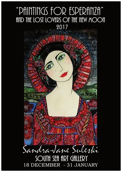 Paintings For Esperanza - Exhibition Poster