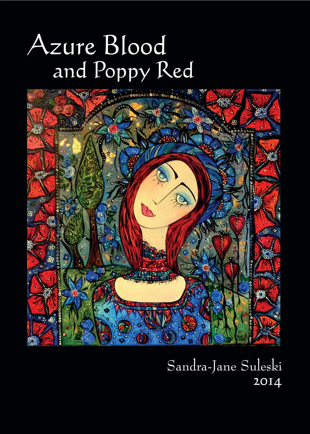 Azure Blood Poppy Red