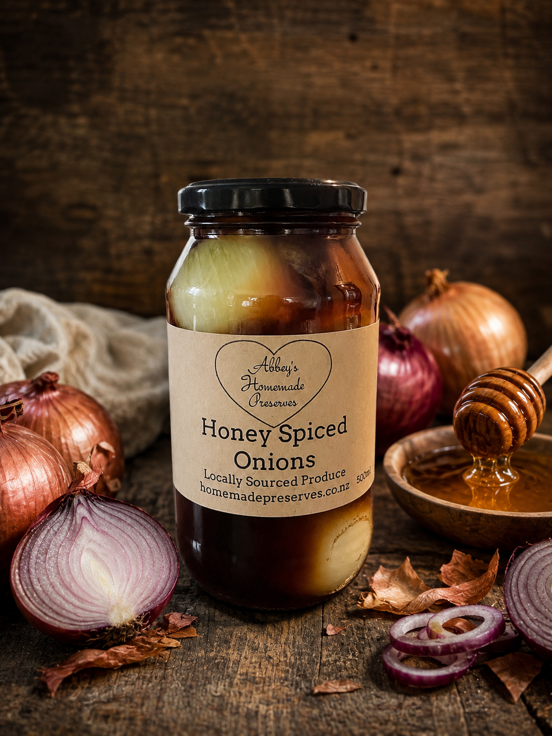 Honey Spiced Onions