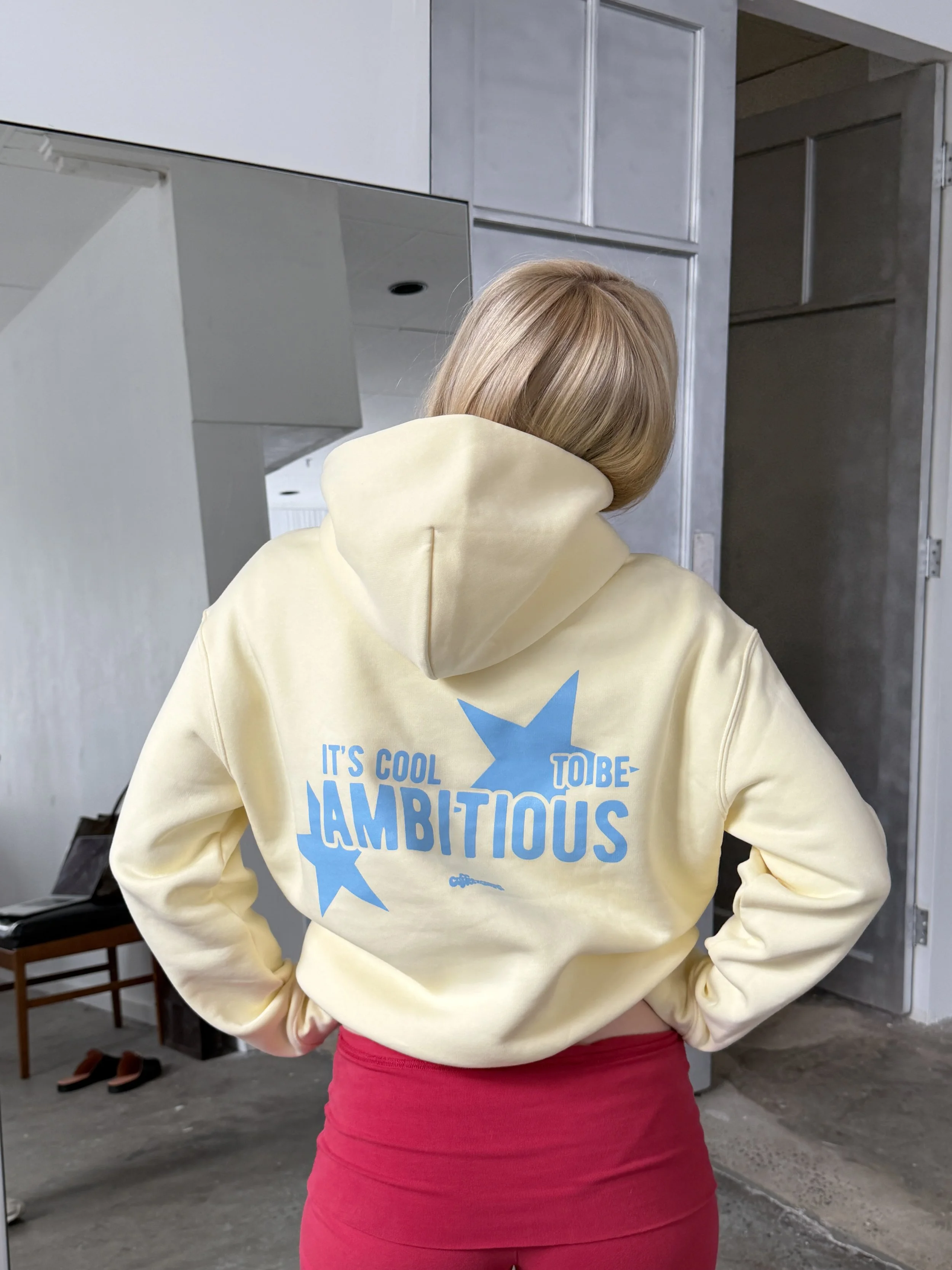 the ambitious hoodie - yellow
