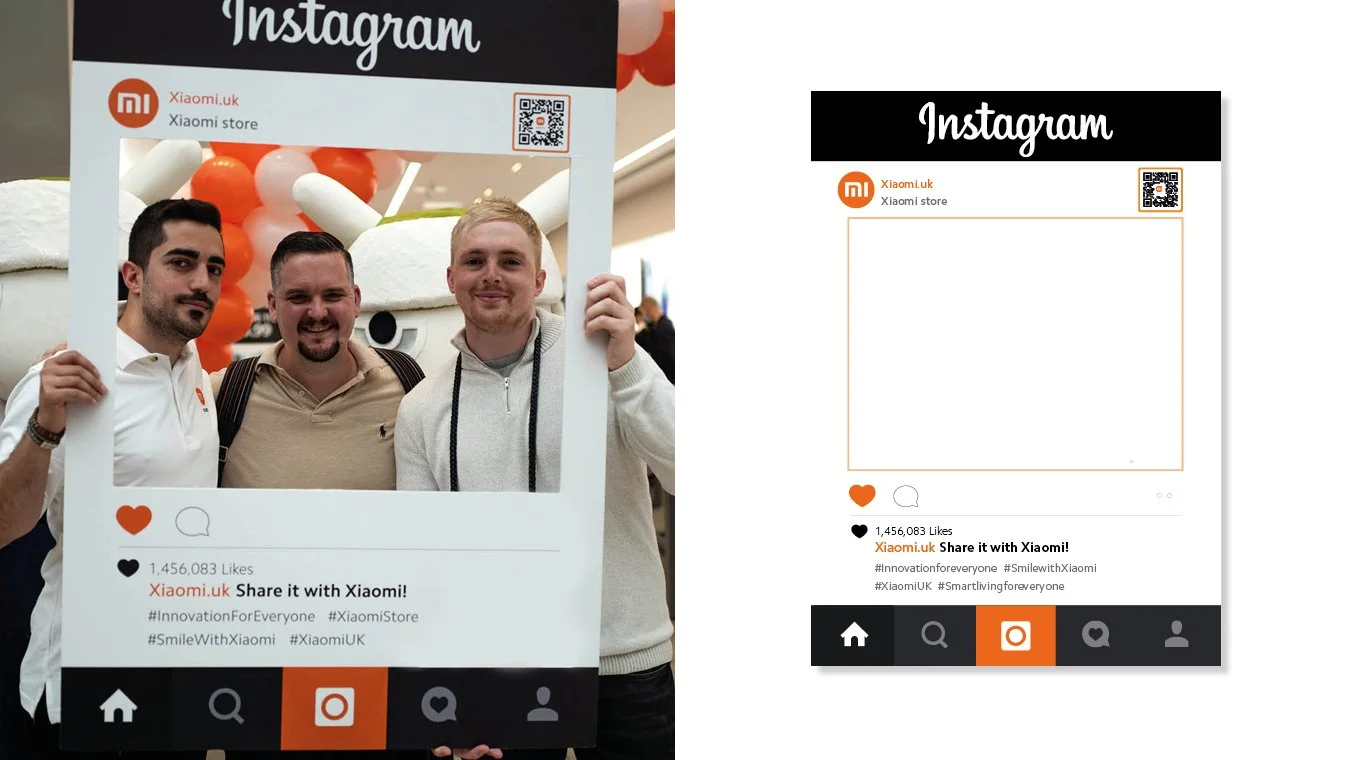 Xiaomi-Westfield-retail-printed-photo-prop-frame.jpg