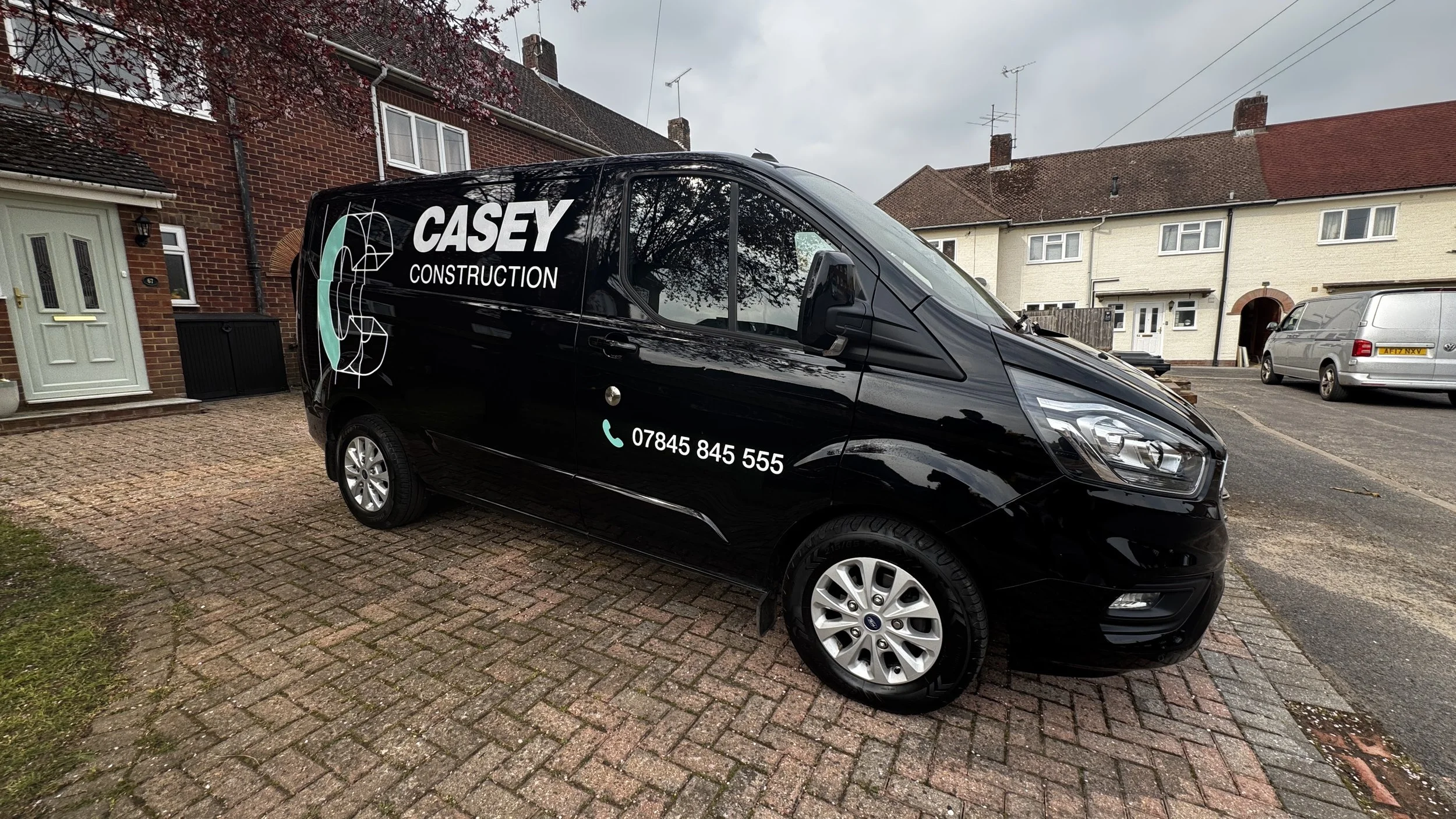 Casey Construction Van signage graphics installed side of van.jpg