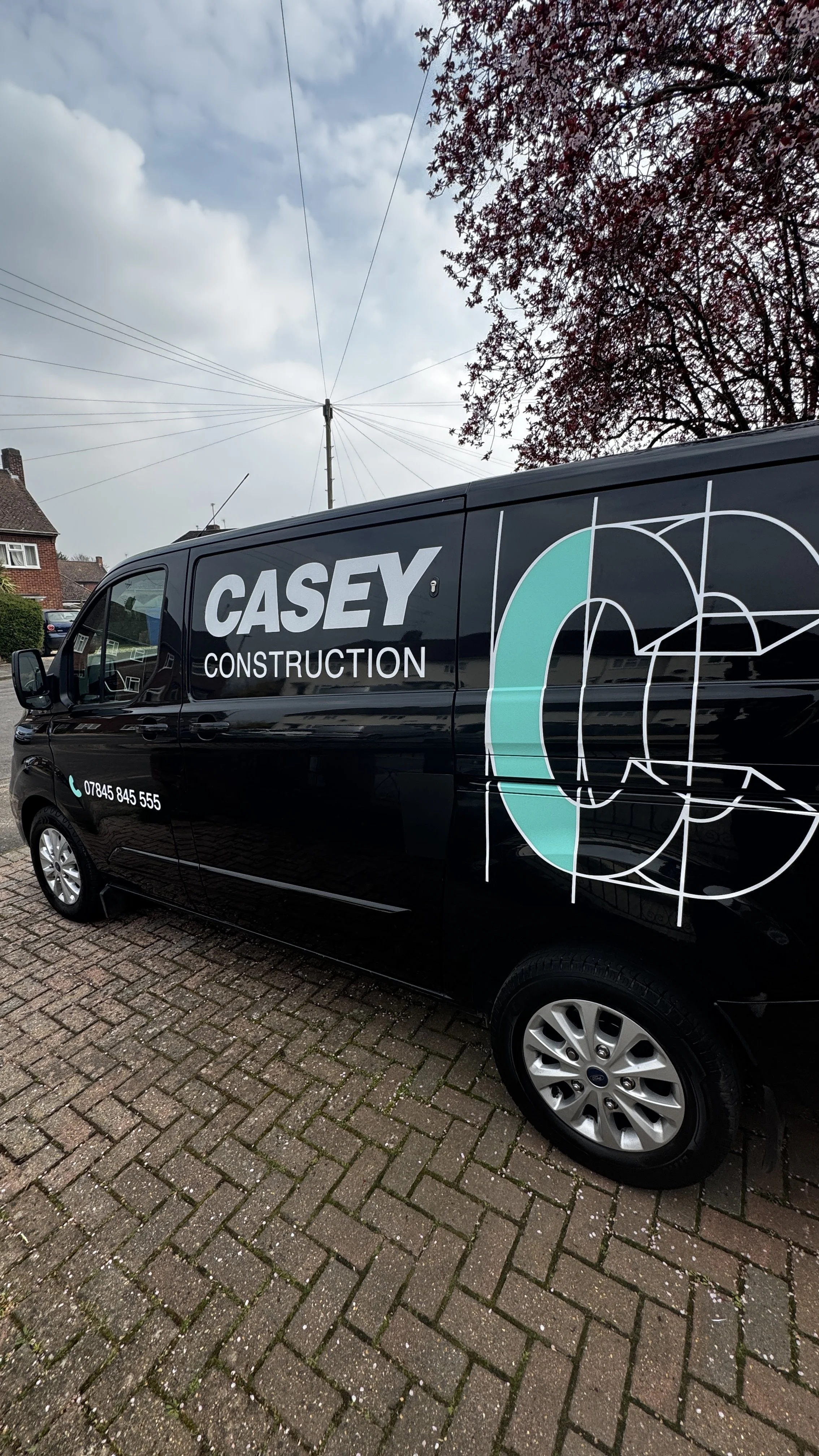 Casey Construction Van signage graphics side of van.jpg