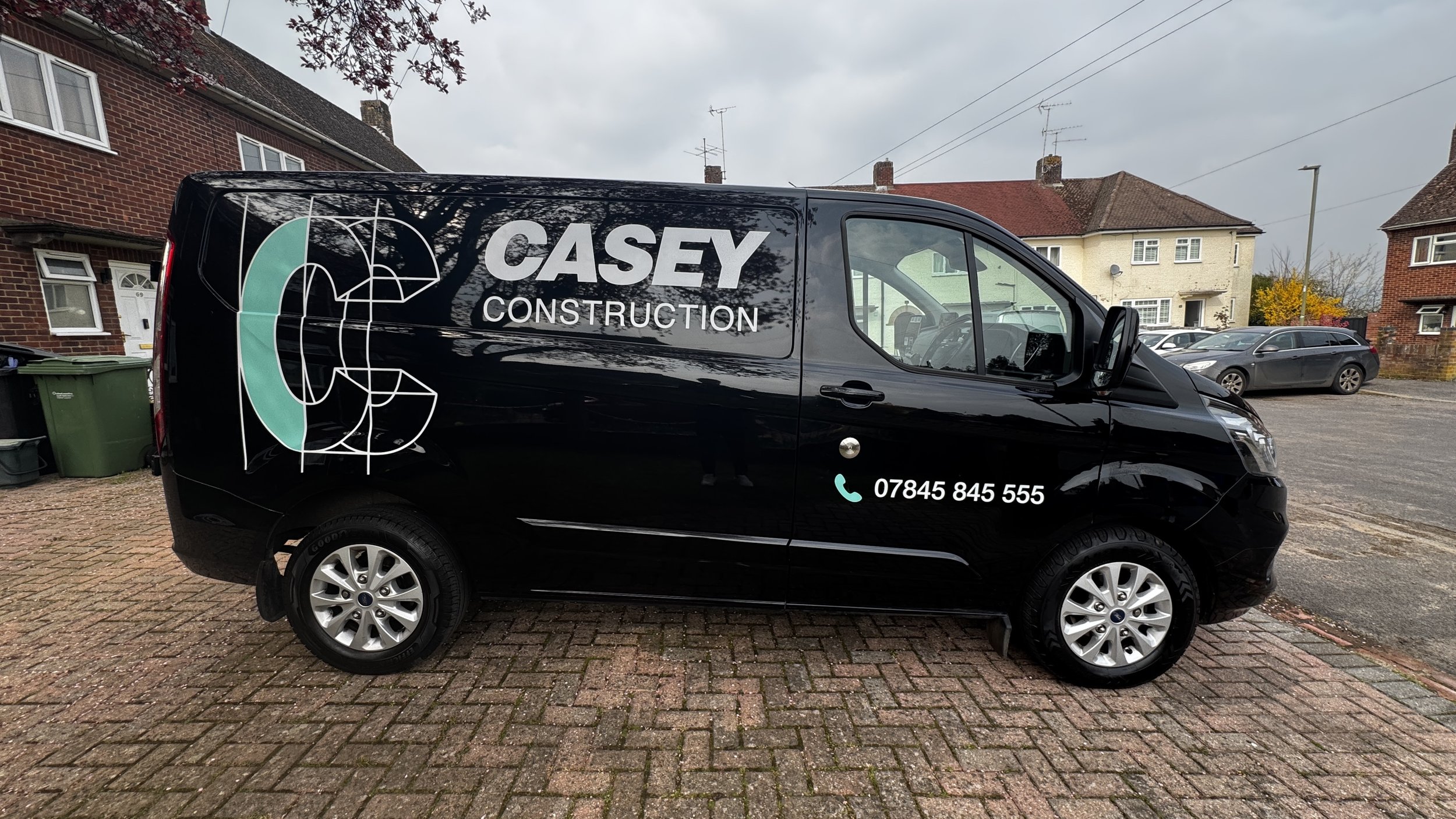 Casey Construction Van signage graphics side of vehicle.jpg