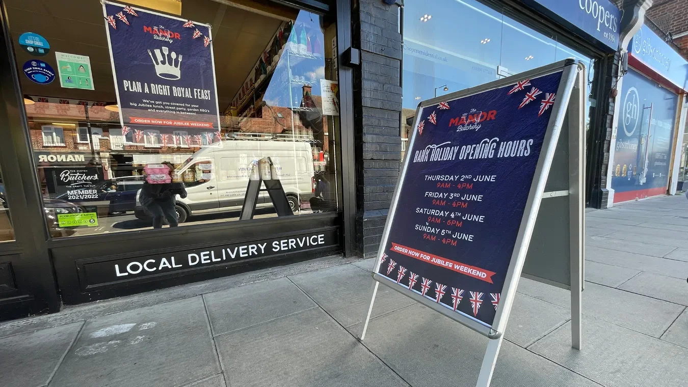 Pavement-sign-and-window-advert-printed-for-ruislip-based-butchers-branding9.webp