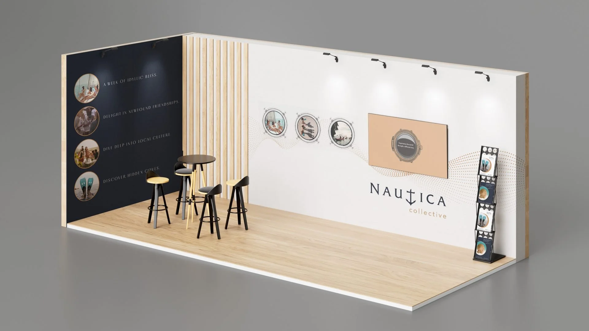 Luxury yacht travel photography art direction for Nautica Collective