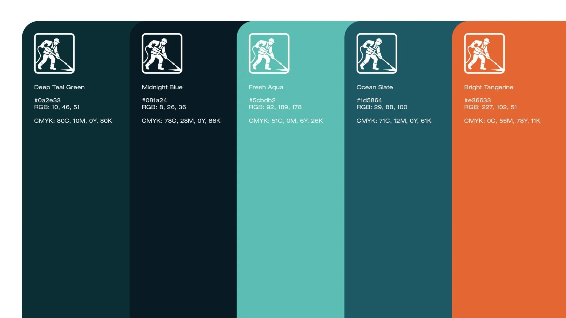 Ace Solutions Branding colour palette