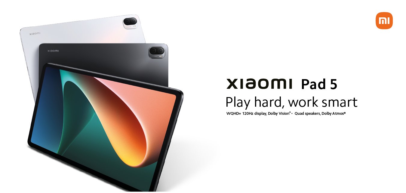 Xiaomi Pad 5 landscape banner advert