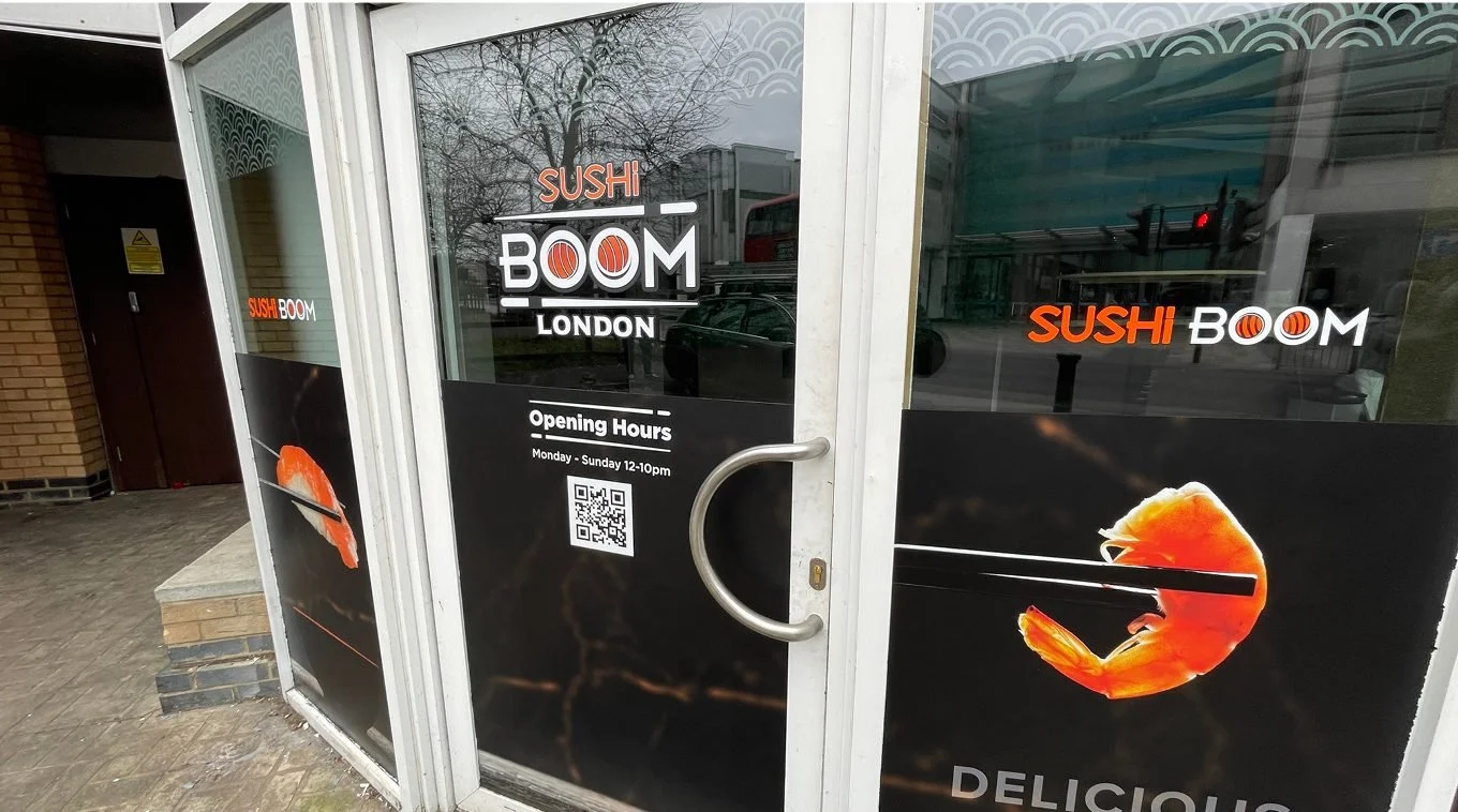 Window-decals-and-vinyl-prints-installed-as-part-of-the-new-shop-signage-for-Sushi-Boom-Romford-e1689320219633.jpg
