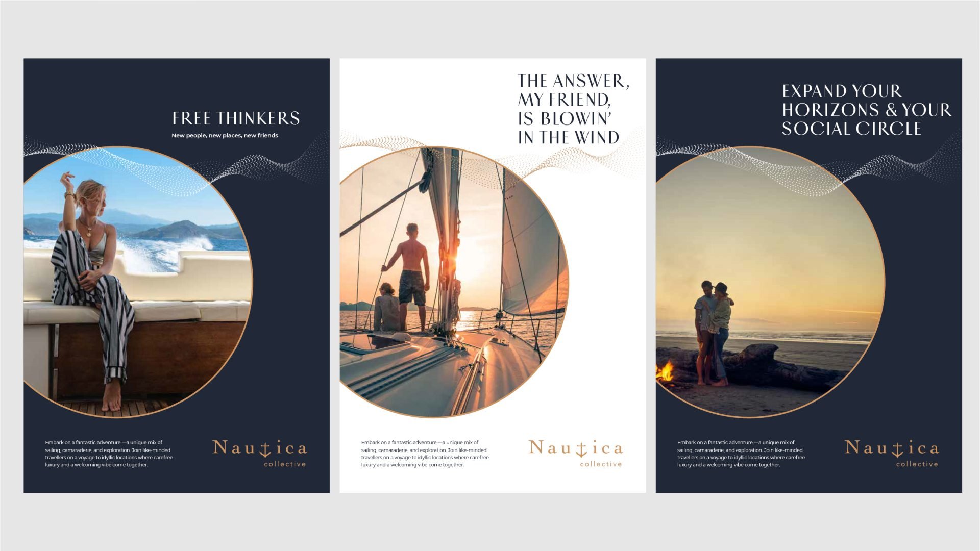Luxury yacht lifestyle photography for the Nautica Collective brand