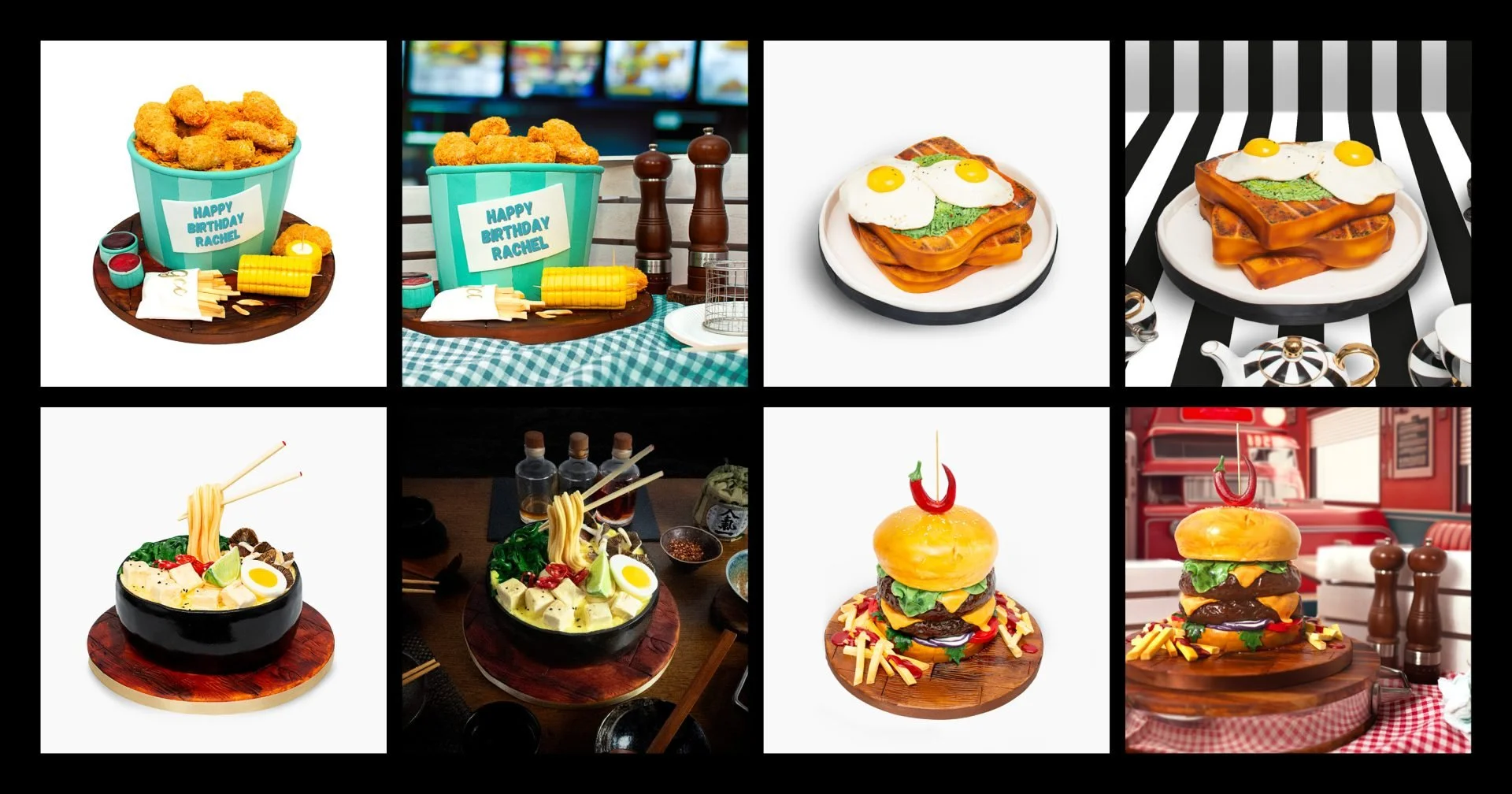 Hyperrealistic cakes photographed for GC Couture