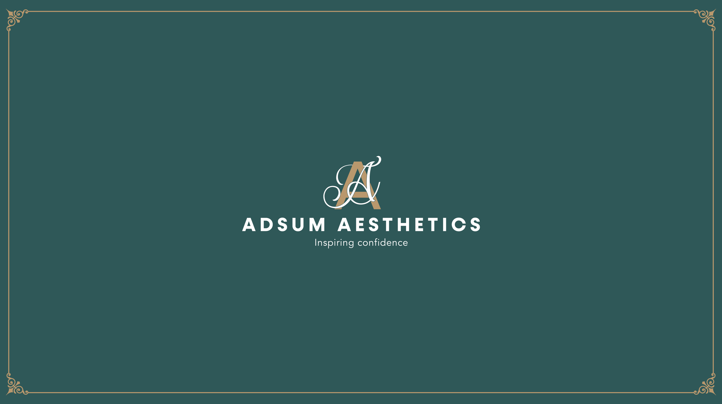 Adsum Aesthetics core logo design created by Toy Creative