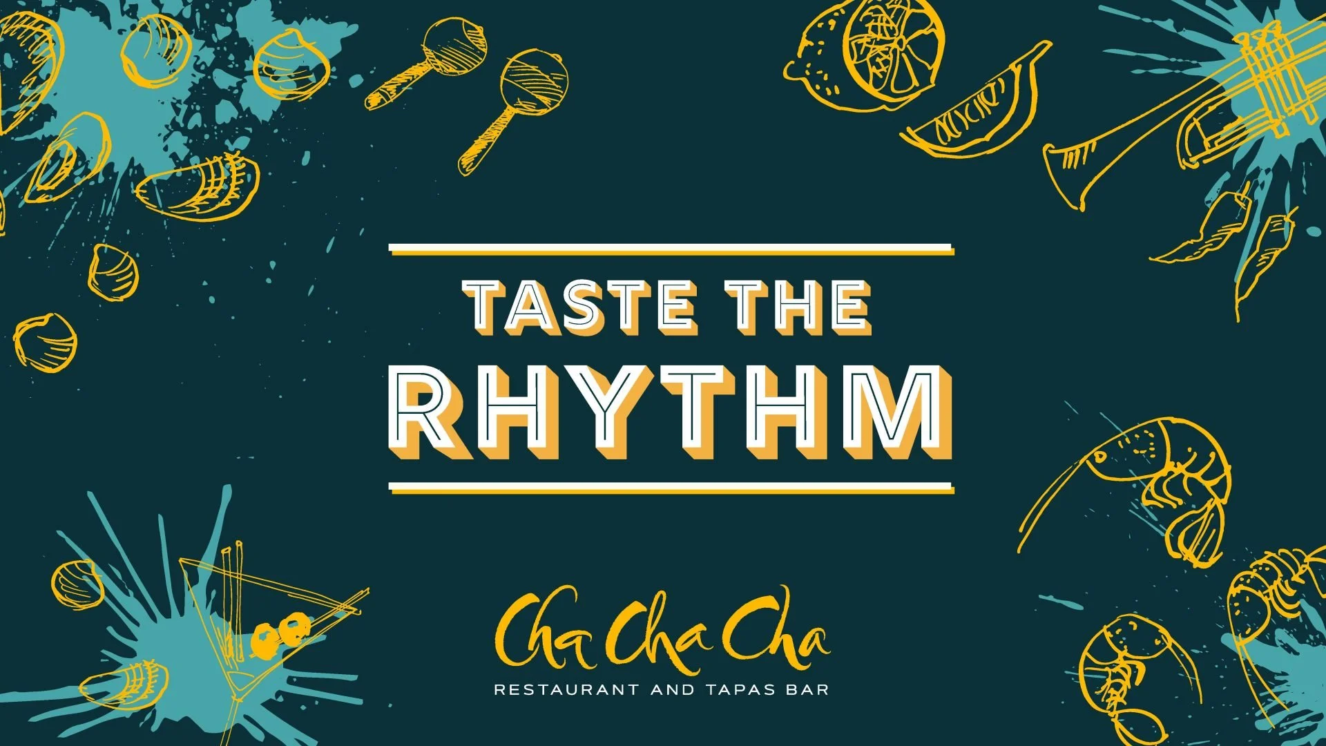 Introduction-page-showing-the-design-colours-and-elements-of-new-tapas-restaurant-rebrand-of-chachacha-in-beaconsfield-scaled.jpg