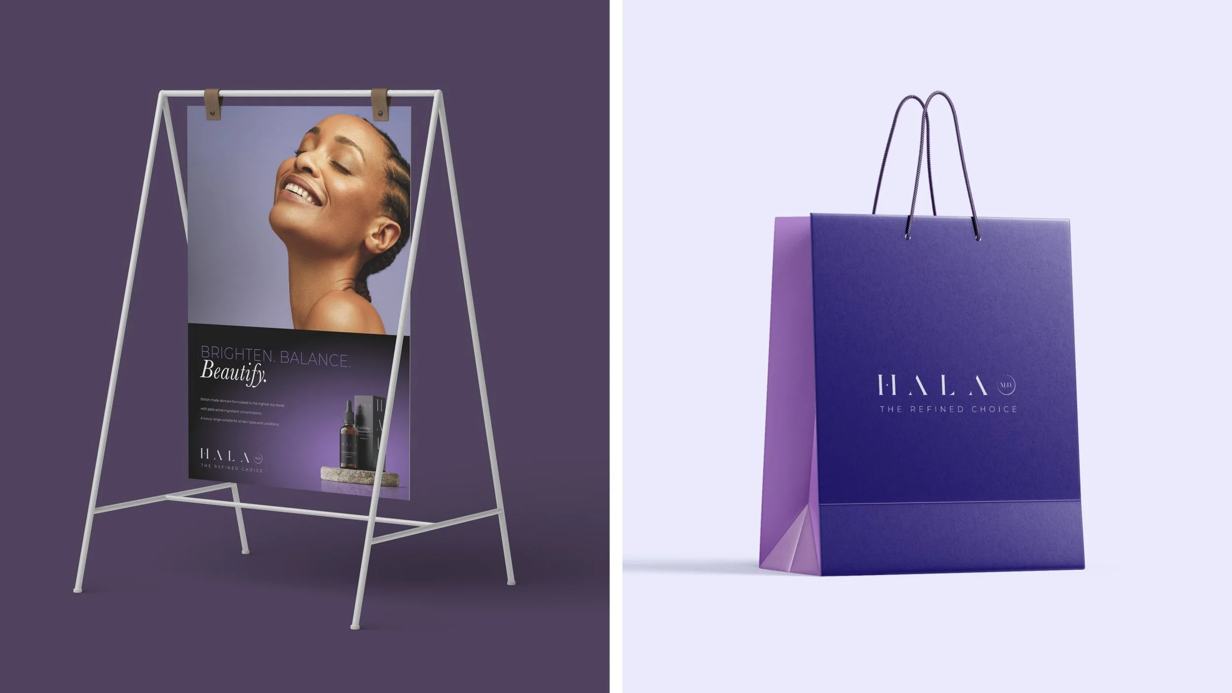 Dr-Hala-bespoke-pavement-sign-and-branded-printed-bags-scaled.jpg