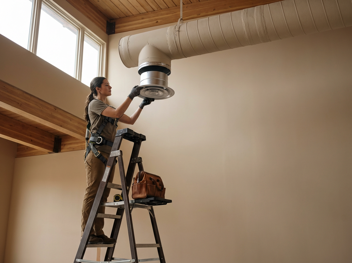 Ceiling Vent Installation