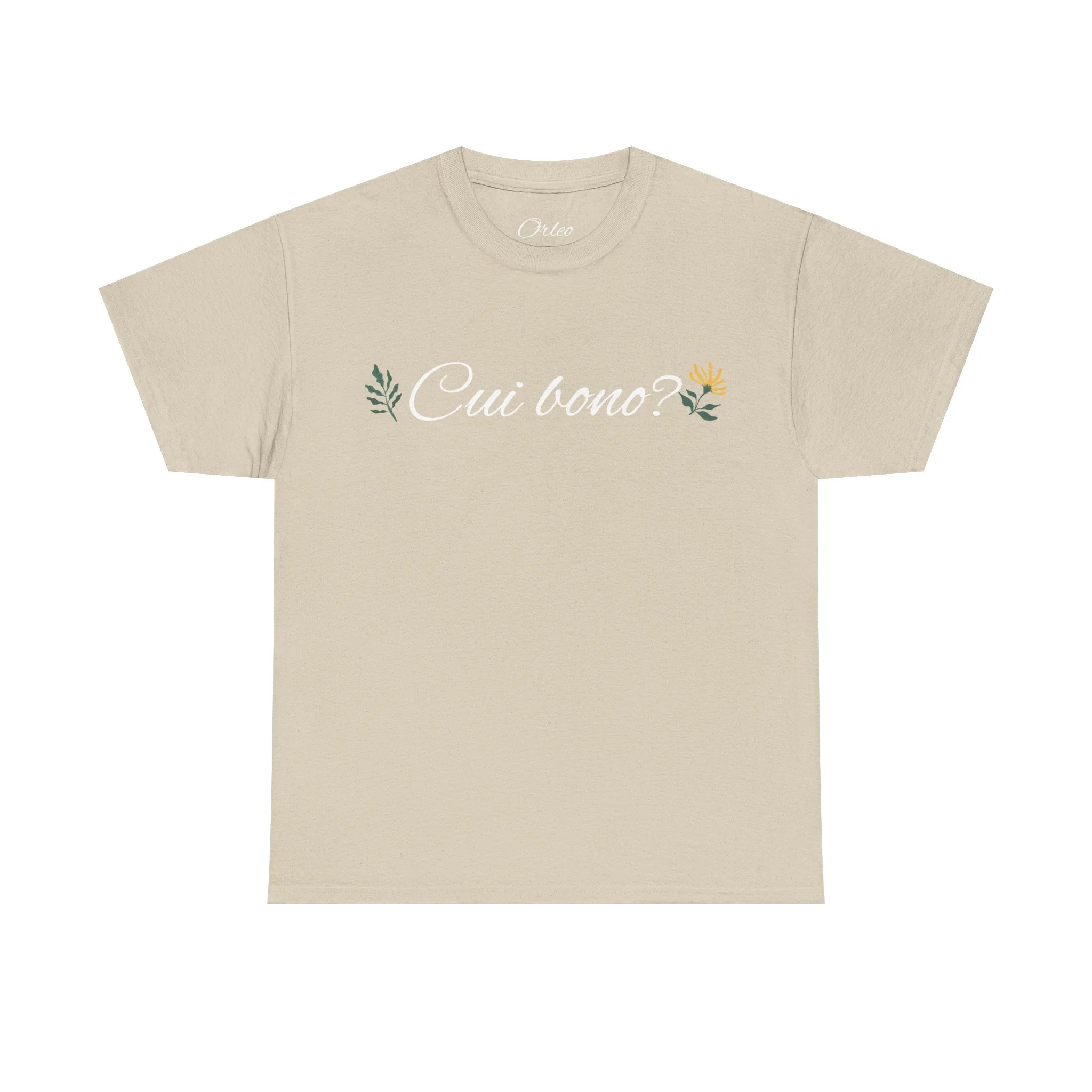 Cui Bono? Artwork— Design Latin Phrase Tee