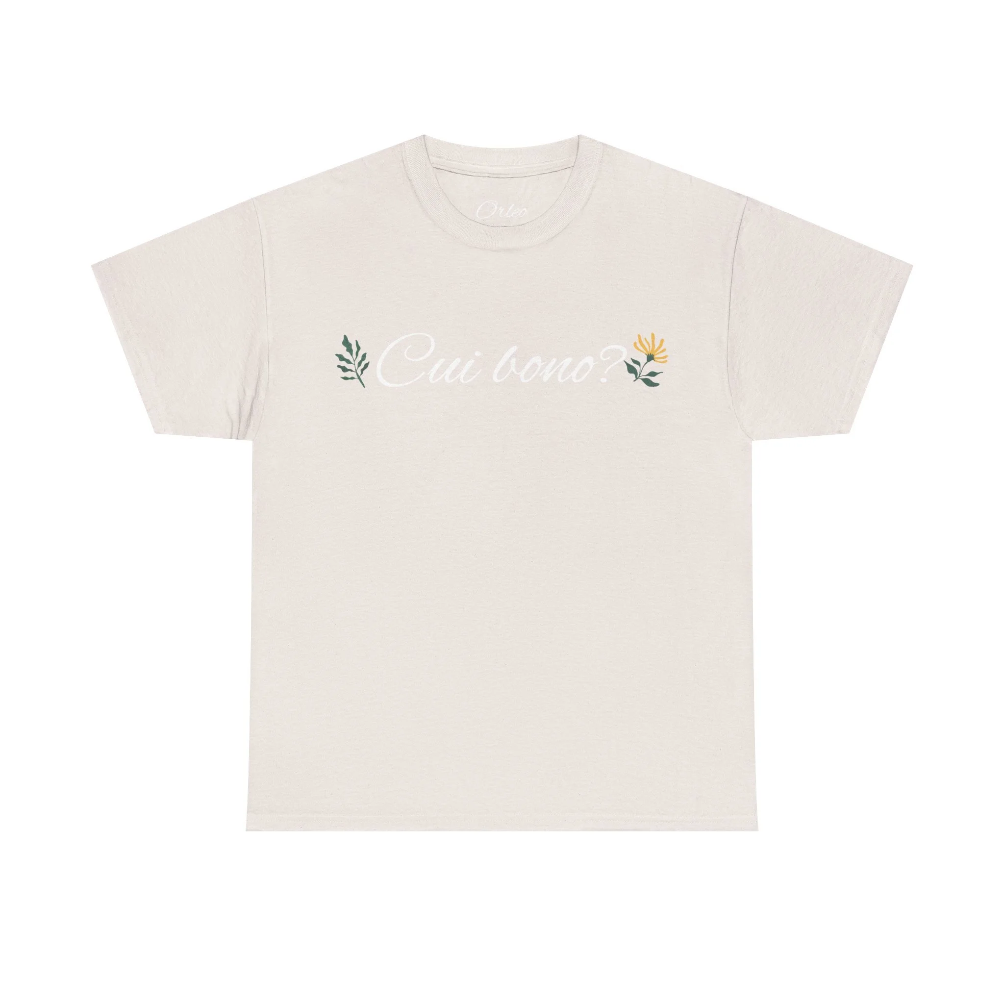 Cui Bono? Artwork— Design Latin Phrase Tee