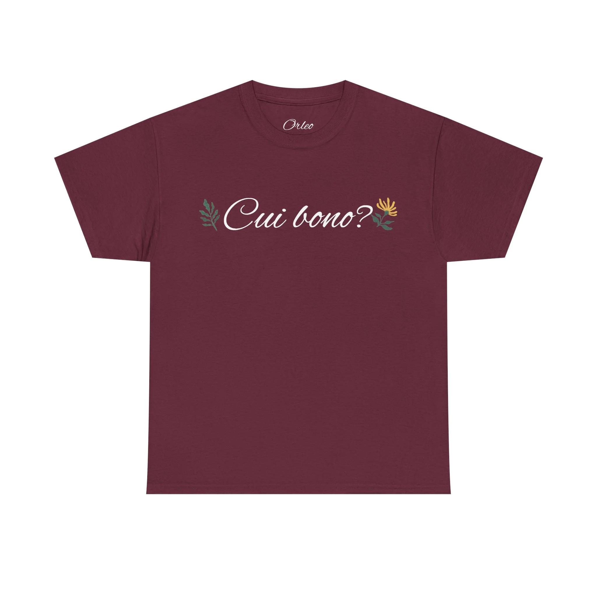 Cui Bono? Artwork— Design Latin Phrase Tee