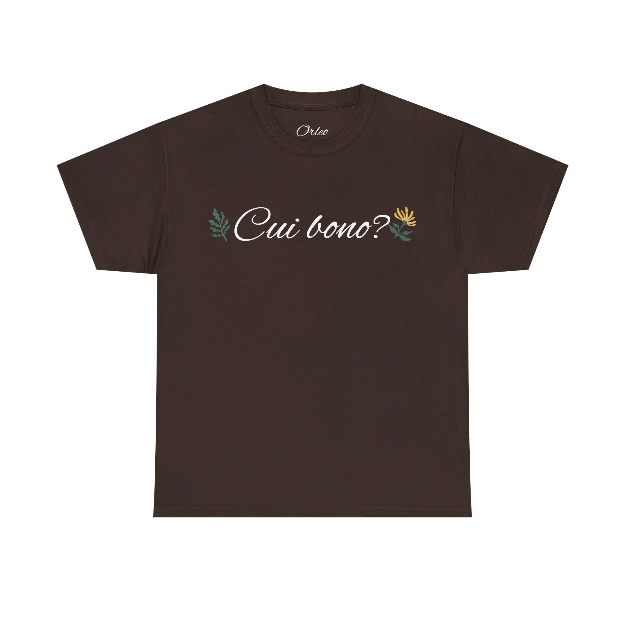 Cui Bono? Artwork— Design Latin Phrase Tee