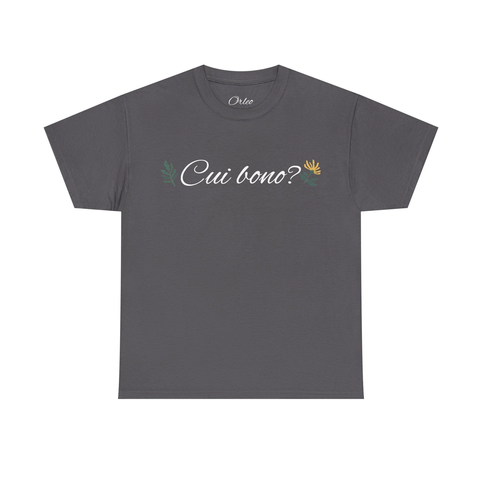 Cui Bono? Artwork— Design Latin Phrase Tee
