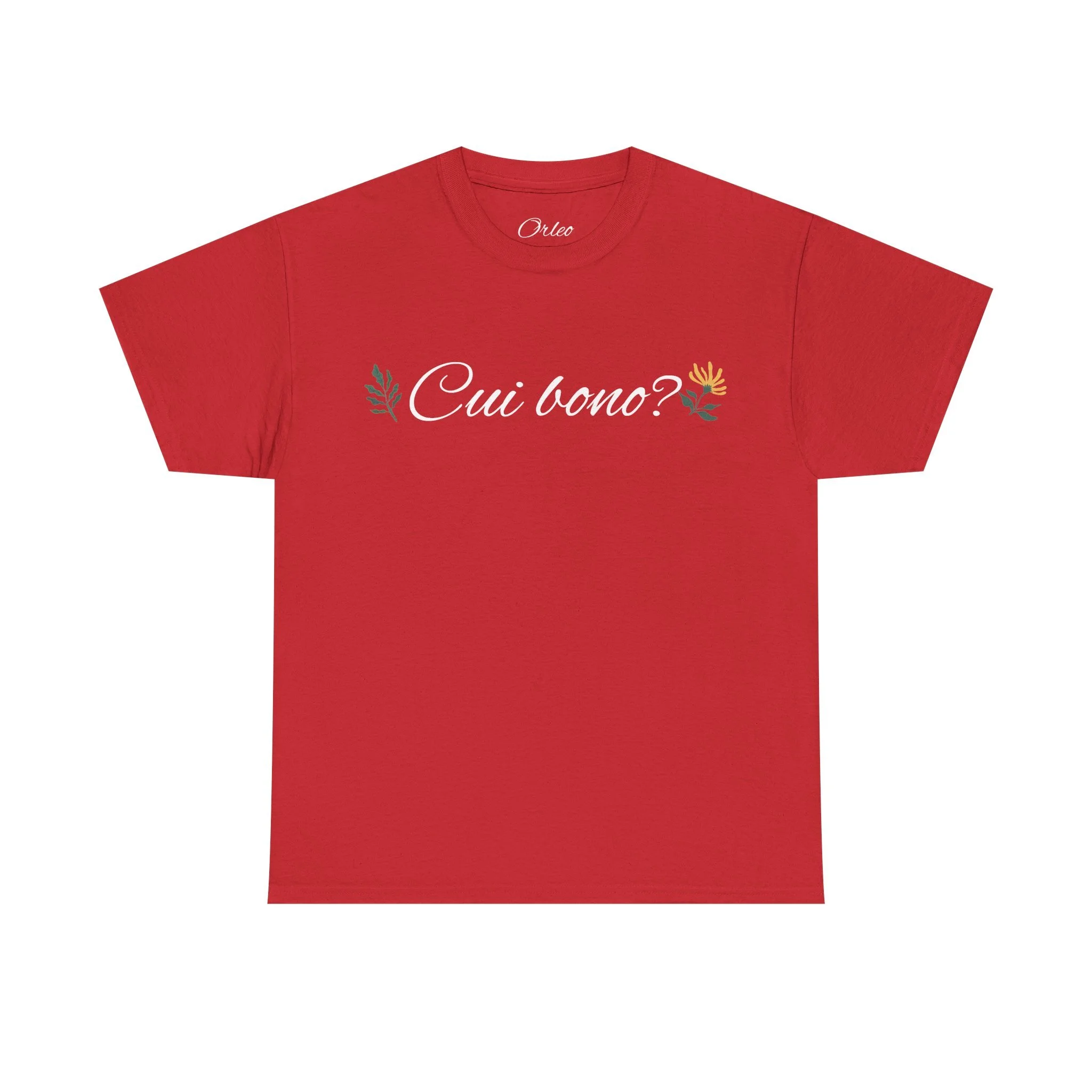 Cui Bono? Artwork— Design Latin Phrase Tee